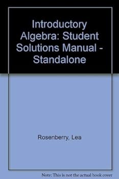 Paperback Introductory Algebra for College Students, Solutions Manual Book