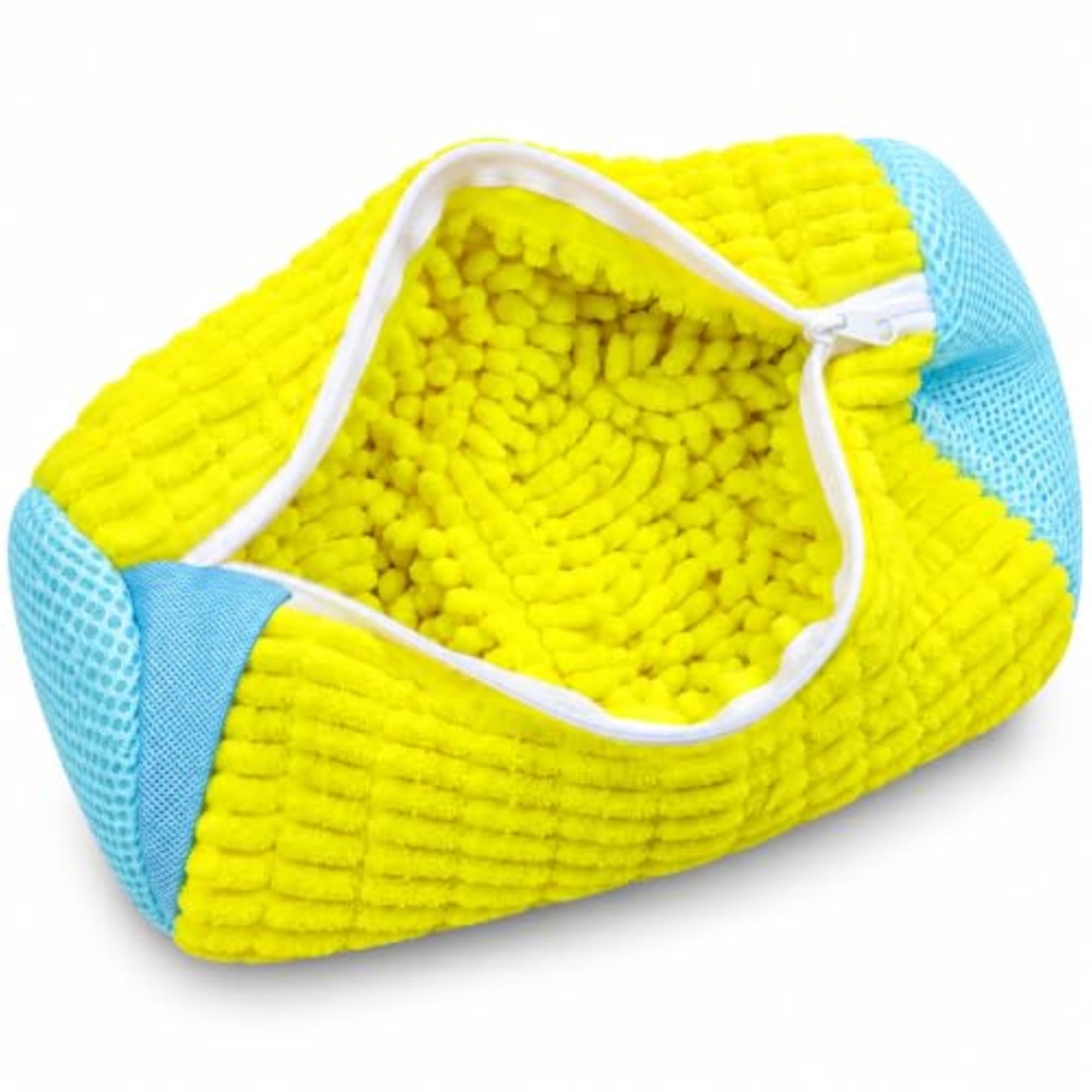Chenille Microfiber Shoe Washing Machine Bag with Zipper
