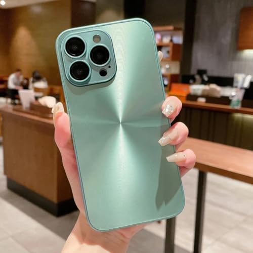 Coque iPhone 14 Pro antichoc de luxe en vert premium