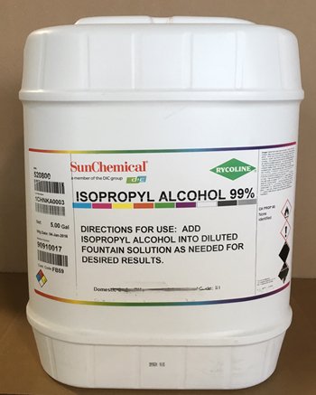 Rycoline Isopropyl Alcohol, 5 Gallons