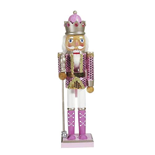 Kurt Adler 15-Inch Pink Nutcracker