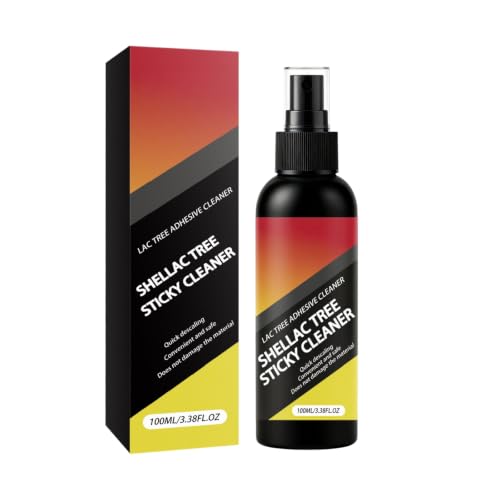 Image of Sticky Stuff Remover Spray,Adhesive Cleaner & Super Glue Remover for Tape,Sticker Residue,Chewing Gum,Tar,Grease,Wax & More,Gentle Glue Removers for Glass & Plastic,100ml