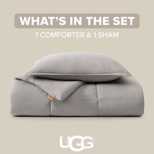 Juego de cama UGG Devon individual para dormitorios modernos estilo hotel acogedor 5