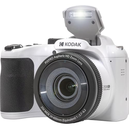 Kodak KODAK PIXPRO AZ255-WH 16MP Digital Camera 25X Optical Zoom 24mm Wide Angle Lens Image Stabilization 1080P Full HD Video 3' LCD Vlogging, with Bag & 32GB SD Card + - image 8