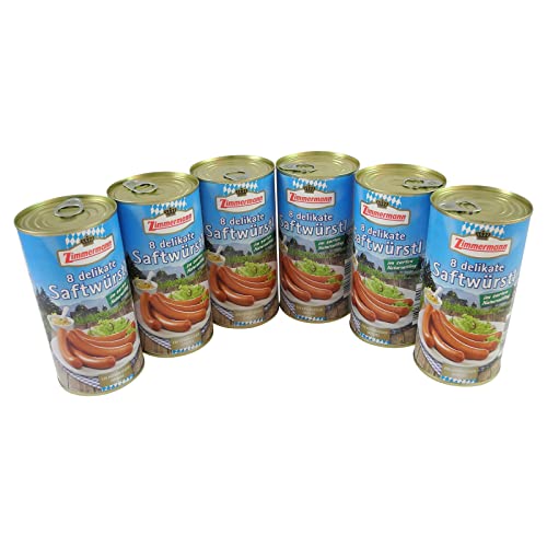 Delikate Saftwürstl 6er Pack (6 Dosen à 8 Stück / 250 g) Cover