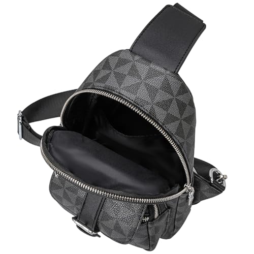 Image of Crossbody Sling Bag for Women & Men | Trendy Checkered, Fanny Pack, Waist Bag, Travel, Festival & Daily Commute