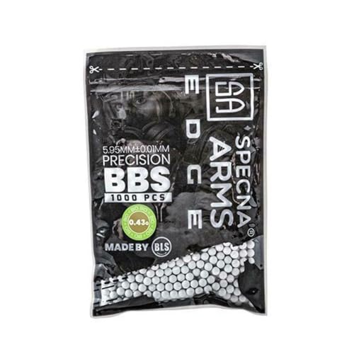Specna Arms EDGE Airsoft Precision bb's Bio 0.43g 1000 White