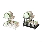 Détails et couleurs du produit : dimensions compactes de 236,2 x 30 x 17 cm qui s'adaptent à la plupart des comptoirs et éviers ; disponible en blanc et noir pour un look propre et moderne qui complète de nombreux styles de cuisine.