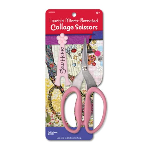 Fiberworks Inc's Micro-Serrated Collage Scissors by Laura Heine