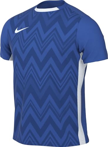 NIKE M NK DF Chalng V JSY SS Haut Ă Manches Courtes, Bleu Roi/Blanc, m Homme