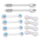 【BREITE ANWENDUNG】Unser Kindersicherheit Schubladenschloss ist geeignet für alle Schrankeinbauten, Schränke, Türen, Schubladen, Öfen, Kühlschränke, Fenster, Mülleimer, Kommoden usw. Verhindert das Einklemmen von Fingern an Schränken und anderen Türen. Hält neugierige Babys und aktive Haustiere sicher von Schränken fern.