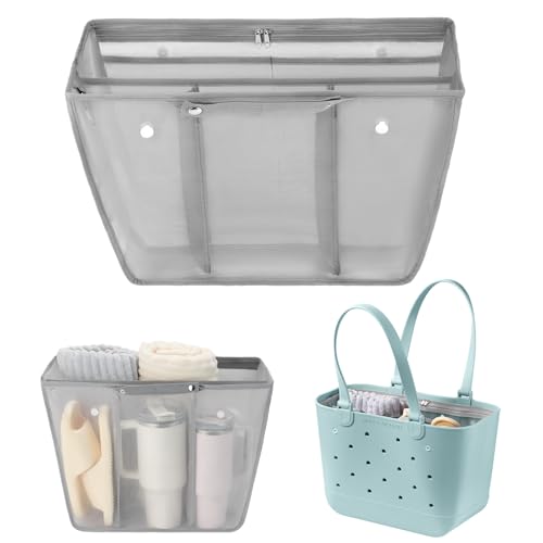 OUTXE Beach Bag Organizer Inserts Compatible with Extra Large Simple Modern Bag Accessories Lightweight Mesh Insert Divider Pouch for XL Simple Modern Bag Beach Tote Bag Insert for Organizing
