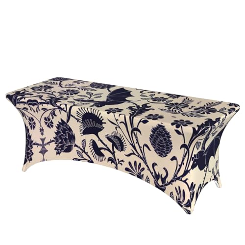 Housse de table extensible élasthanne 1,8m chauve-souris EdWal - 2