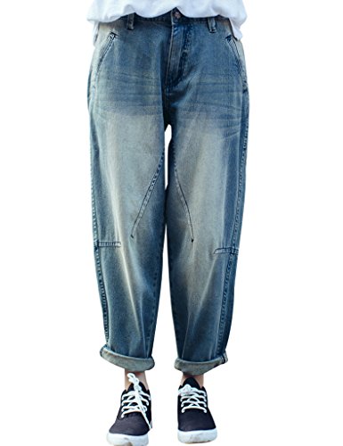 Pantalon sarouel cool en coton Youlee pour femme