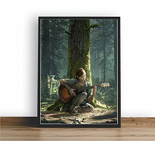 Quadro Decorativo Poste The Last Of Us Pt2 Classico Retro