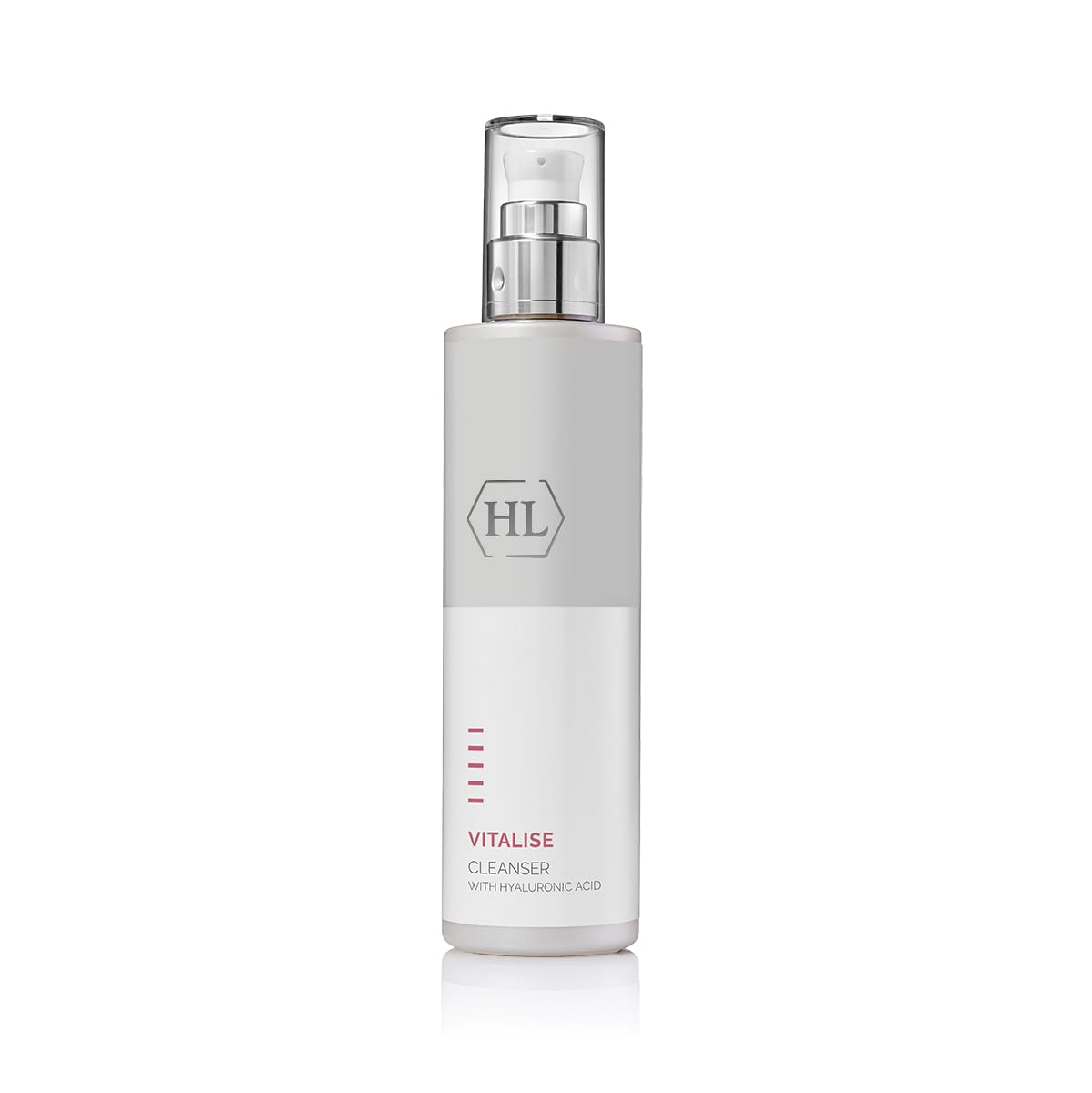 HL Holy Land Cosmetics Vitalise Cleanser with Hyaluronic Acid: Replenishes Texture and Removes Impurities Without Drying the Skin, 8.5 fl.oz