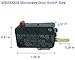 LONYE WB24X829 D3V-16G-3C25 Microwave Door Switch Replacement for GE Kenmore Frigidaire Microwave 5304440026 WB24X10029(SPST-NO)(Pack of 2)