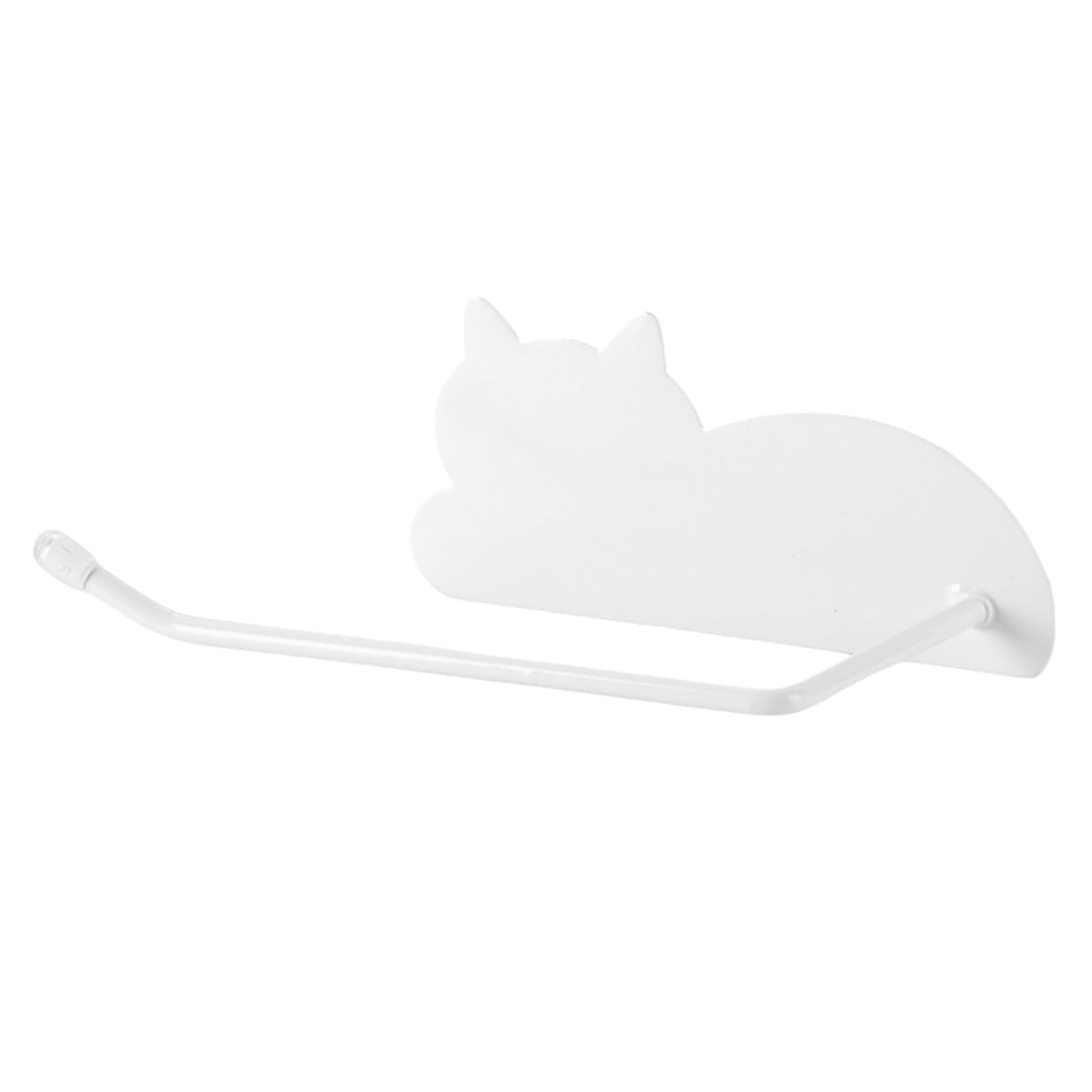 Porta Rotoli Di Carta | Portarotoli per Asciugamani di Carta,Mensola Appendibile Con Design Gatto Per Casa Viaggio Frigorifero Fattoria