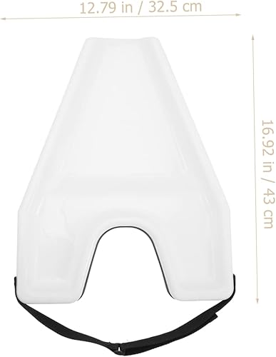 Miniatura 7 de Tabla profesional para lavar el cabello para salón Bandeja de lavado de cabello portátil fácil de usar blanco no humectante