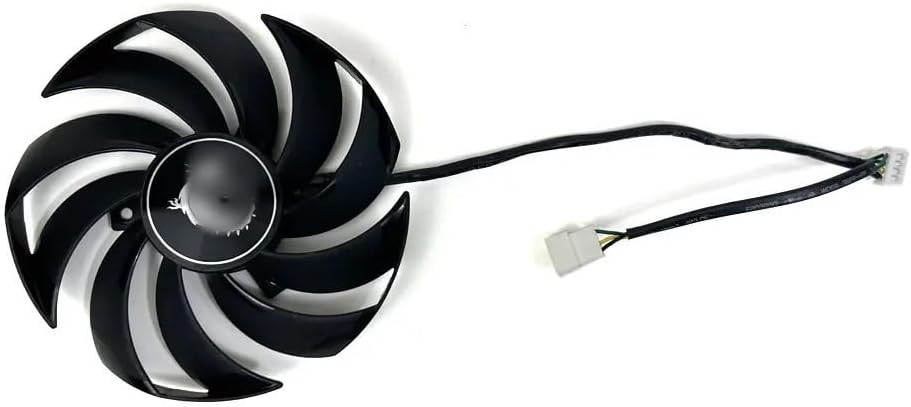 Graphics Card Cooling Fan 4PIN 95MM PLD10010S12HH Graphics Card Fan Compatible with RTX 4060 Ti 4070 Ventus 2X GPU Fan(Sky Blue)
