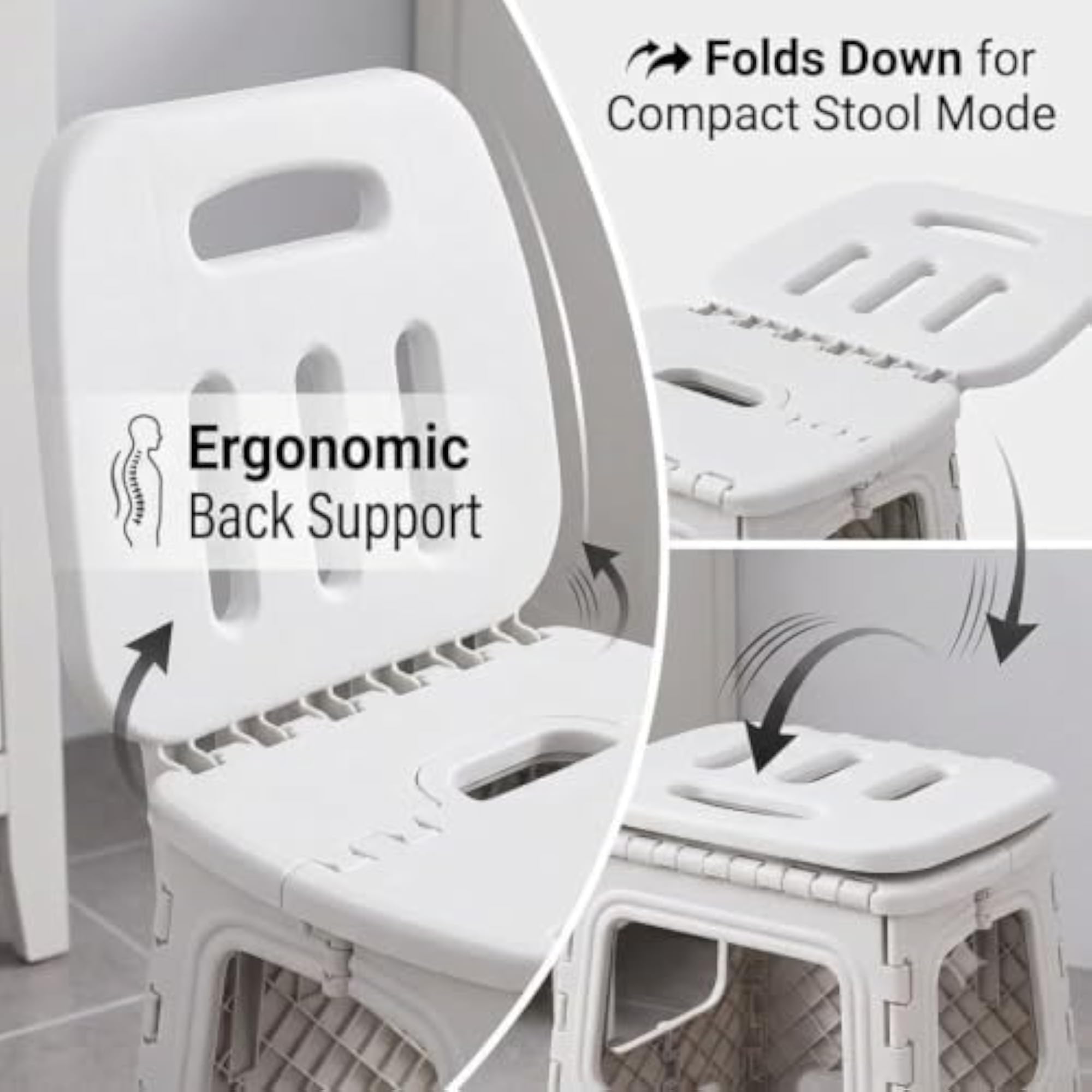 Folding Step Stool PP for Camping & Fishing