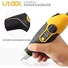 UTOOL Engraver Pen with 10PCS Engraver Diamond Point Tungsten Carbide Steel Bits & Spare Parts Set