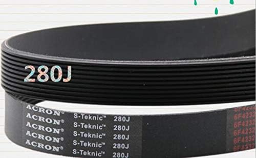 Transmission Belts PJ635 PJ660 PJ686 PJ711 PJ737 PJ762 PJ700 washing machine treadmill motor fitness dryer concrete mixer drive belt - (Width: 10ribs; Length: 260J 660mm; Number of Pcs: 1pc)