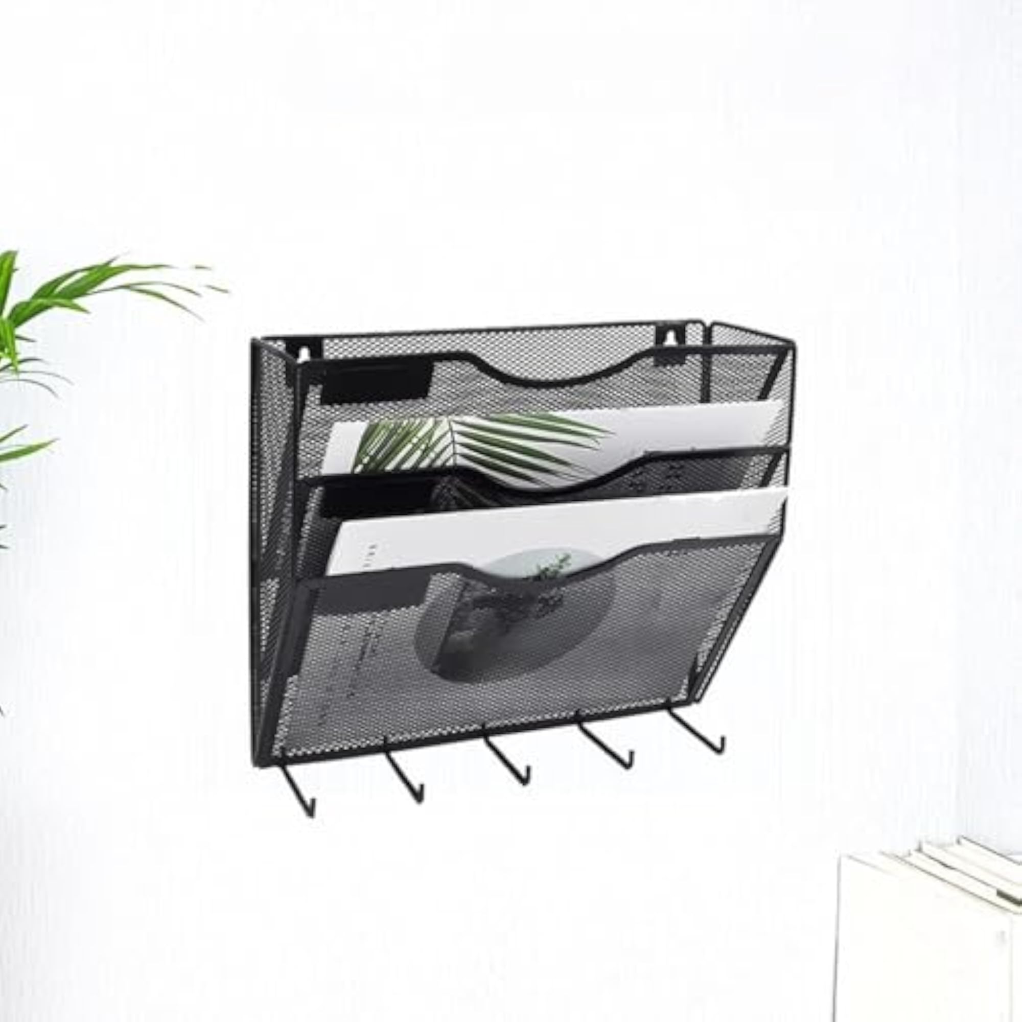 Wall Mount File Document Organizer, Versatile Design