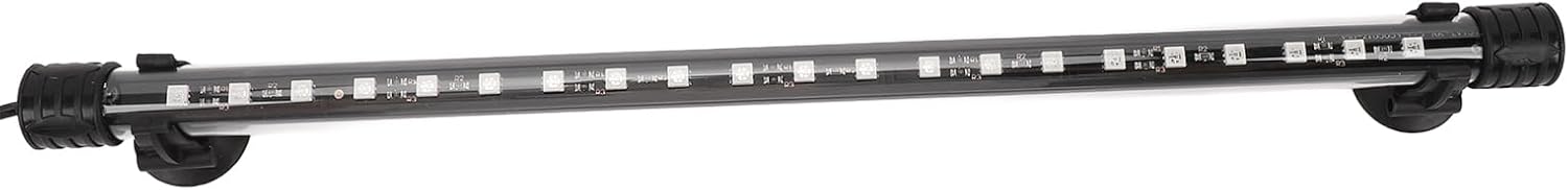 Zerodis LED Aquarium Light High Brightness Remote Control Multiple Modes Underwater Fish Tanks Light (US Plug 38cm/15.0in)