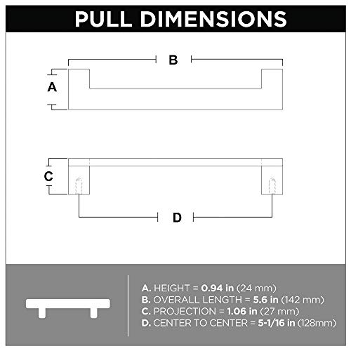 Franklin Brass Brushed Copper Cabinet Pulls #TOP11