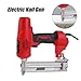 KKKMart 2600W F30 Electric Nailer and Stapler Furniture Staple Gun for Wood Frame Carpentry Woodworking Construction Electric Tools for DIY Projects, Upholster and Woodworking(F30)