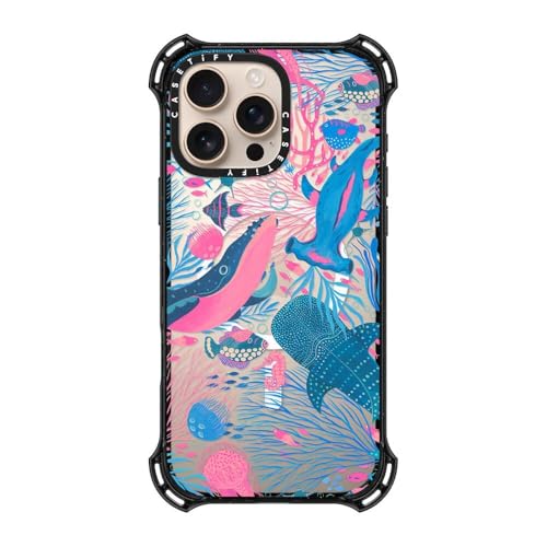 Coque iPhone 16 Pro Max antichoc CASETiFY Bounce protection chute compatible Magsafe