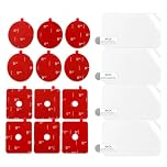 12 Pcs Dash Cam Sticky Adhesive Pads Compatible with Nextbase with 4 Windshield Electrostatic Films, Double Sided Mount Stickers for 2-122, 222X, 222XR 322GW 422GW 522GW 622GW, Front and Rear Cameras