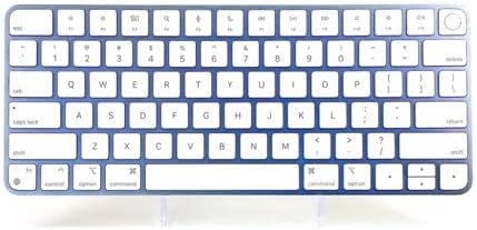 Apple Magic Keyboard with Touch ID Mac Models with Apple Silicon [Lightning Port] (QWERTY English) Blue (Renewed)