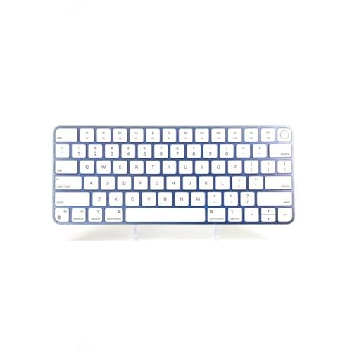 Apple Magic Keyboard with Touch ID Mac Models with Apple Silicon, (QWERTY English) Blue (Renewed)