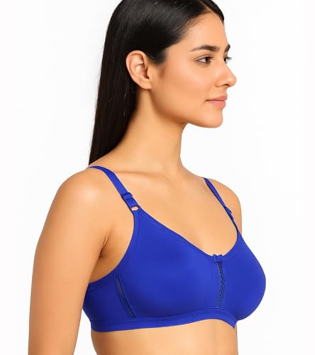 Image of SONA M1020 Non-Padded Non-Wired Molded Medium Coverage T-Shirt Bra with Adjustable Straps