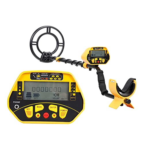 QLOVE Detector De Metales con LCD Pantalla Retroiluminada Grande 7 Indicaciones De Metal Diferentes 8 Niveles De Sensibilidad Ajustables Cover