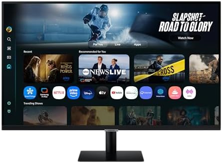 Samsung M7 M70D, 32 inç, UHD, VA, 4K Akıllı Monitör, LS32FM700UUXUF - Görsel 2
