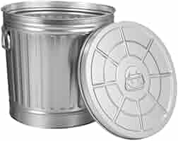 ごみ箱 HUMAN MADE STEEL TRASH CAN HUMAN MADE STEEL TRASH CAN Galvanized Steel Trash Cans and