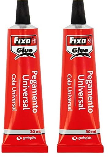 Fixo Glue 00023600－Pegamento Universal, para uso doméstico, escolar, de oficina y manualidades (Paquete de 2)