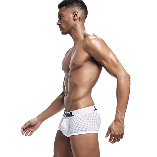 JOCKMAIL Mens Boxer Briefs Men's Underwear Cotton Mens Boxers Soft Breathable Ice Silk Underwear Mens Woven Boxers4