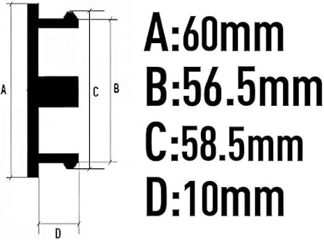 4Pcs Car Hub Centre Caps for Toyota Prius (XW20) 2.Gen 2003 2004 2005 2006 2007 2008 2009 2010,Universal Waterproof DustProof Dust Protectors Trims Decoration Accessories(OD 60mm ID 56mm)