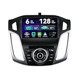 [6G+128G | Eingebaut DAB+ 4G] - MSD Autoradio für Ford Focus (2012-2017) | Android 15 GPS Navi Radio | CarPlay Android Auto Lenkradsteuerung Dual-Band WiFi DSP | Caméra MIC | Octa-Core 2 Din 9 Zoll