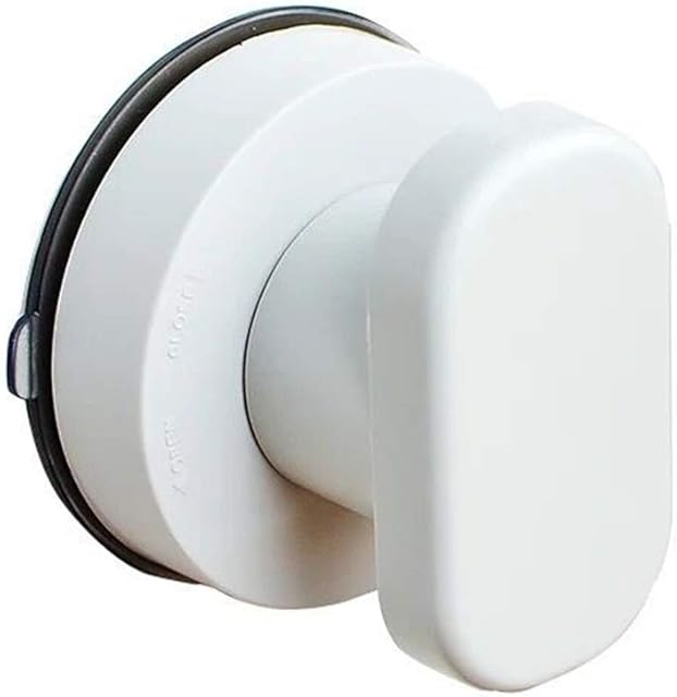 TOPBATHY Bath Grab Bar Suction Handle Handrails Shower Suction Handles for Elderly (White Small)