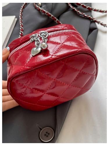 RoseSeek Women's Quilted Bucket Bag