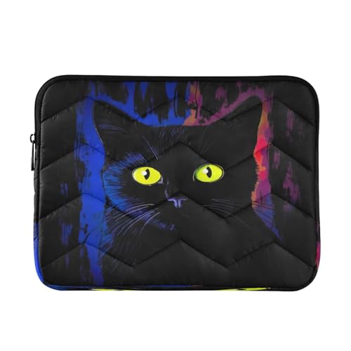 Funda para laptop Night Cat Negra para 13-14 pulgadas miniatura 1