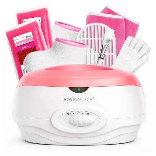 Boston Tech® Baño de Parafina para Manos Maquina parafina que Alivia el Dolor Muscular y Artrosis Capacidad 3L Hidrata y Revitaliza tu Piel Incluye accesorios Premium para uso personal y profesional