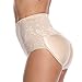 Produktbild Joyshaper Po Pushup Höschen Damen Miederpants Hohe Taille Padded Butt Lifter Miederhose Gepolstert nahtlos Miederslips Seamless Bauchsteuerung Unterhose Slip Unterwäsche Briefs (Beige, Large)