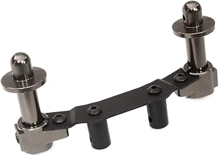 C31305GREY Billet Machined Front Body Mount Set for Arrma 1/10 Vorteks 4X4 3S BLX