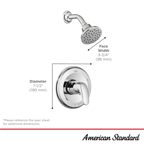 American Standard TU075507.295 Colony PRO Shower Only Trim Kit with Cartridge, Brushed Nickel by American Standard - Image 8